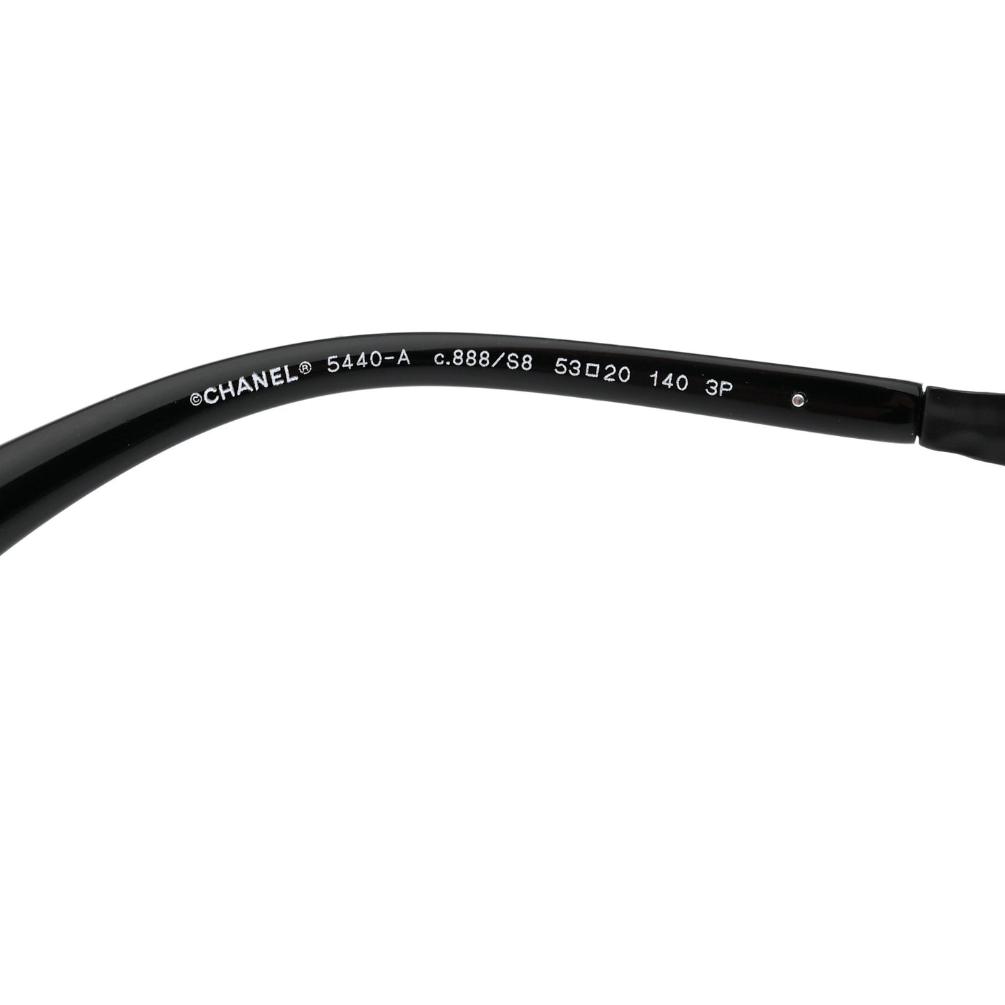 Acetate Metal Polarized Pantos Sunglasses 5440-A Black