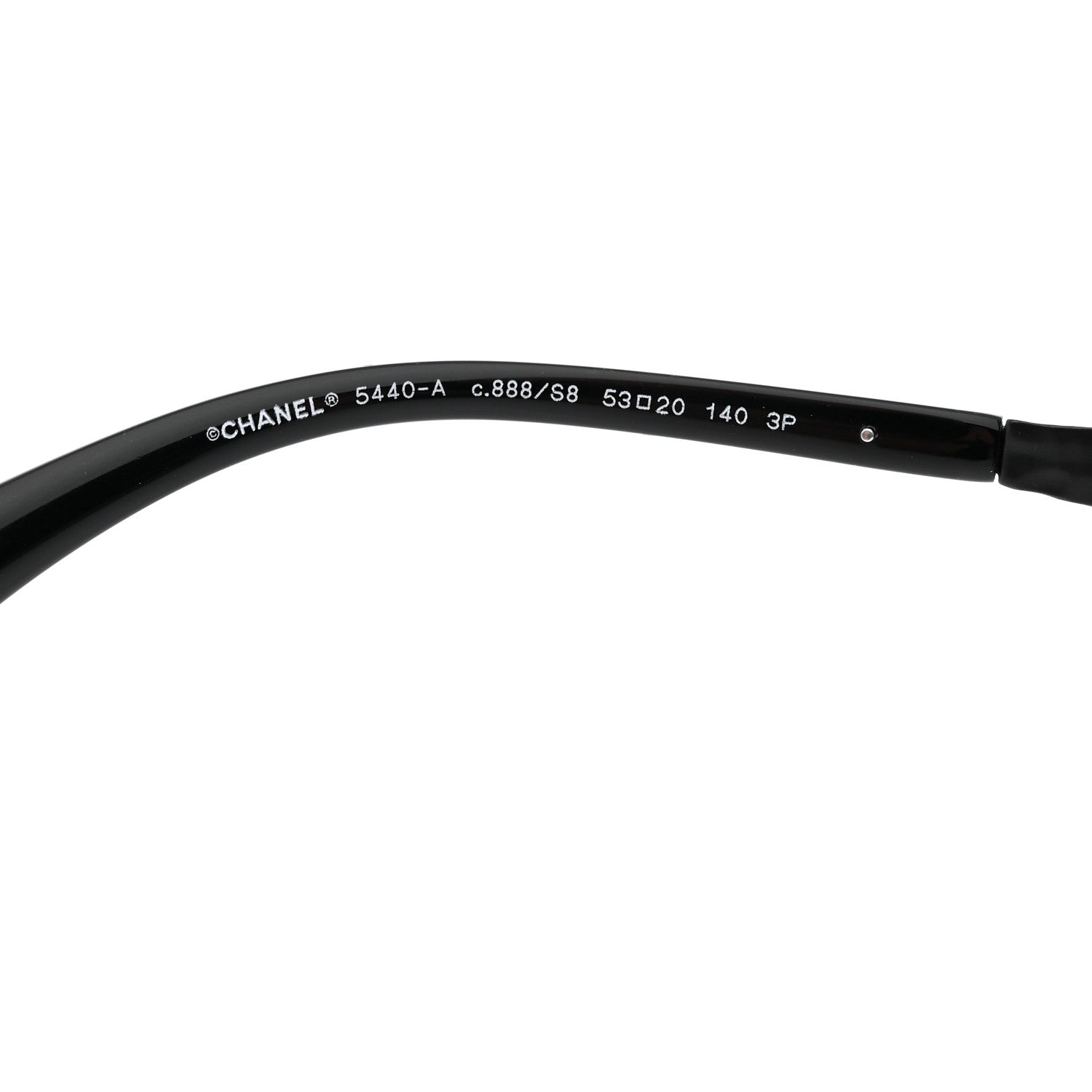 Chanel Acetate Metal Polarized Pantos Sunglasses 5440-A Black 5 of 8