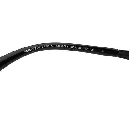 Chanel Acetate Metal Polarized Pantos Sunglasses 5440-A Black 5 of 8