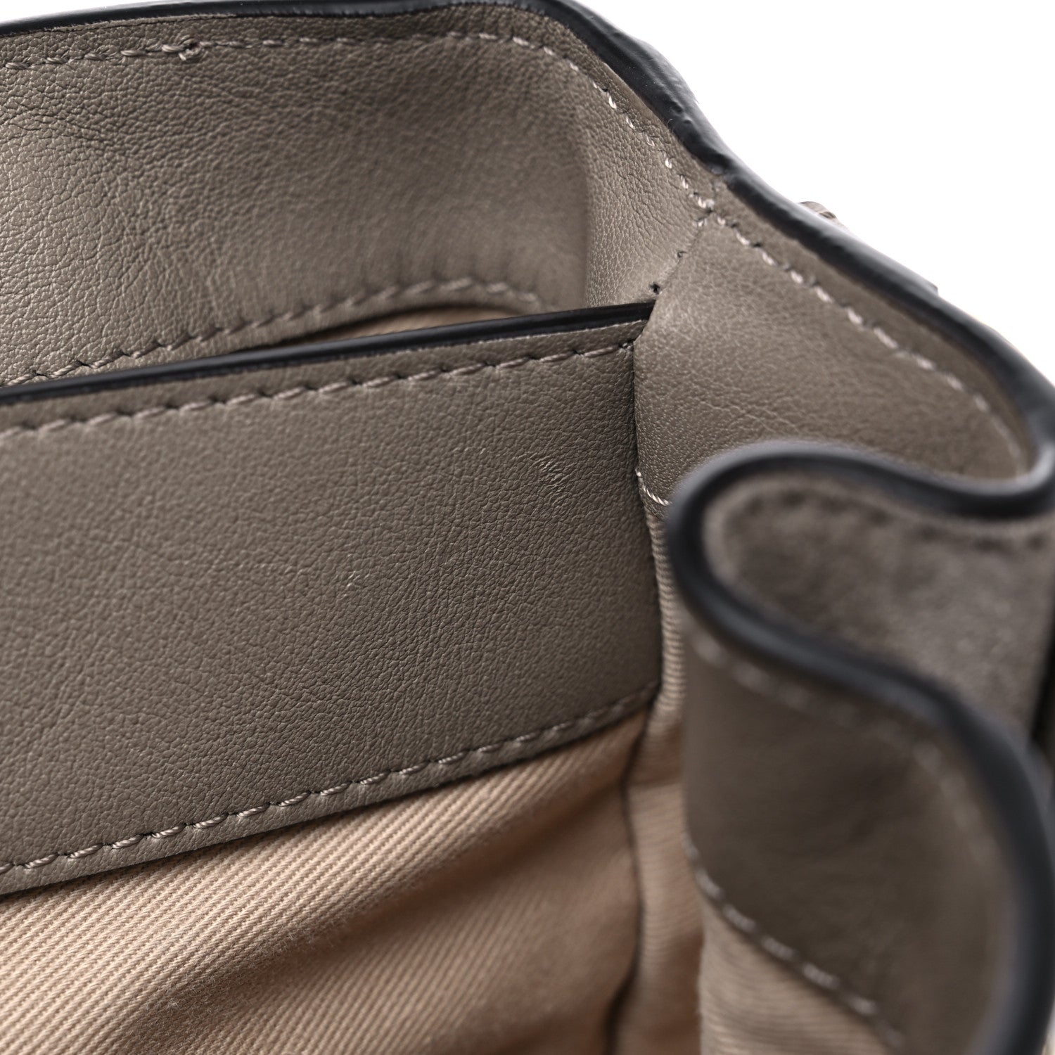 Chloe Calfskin Mini Faye Day Shoulder Bag Motty Grey 10 of 10