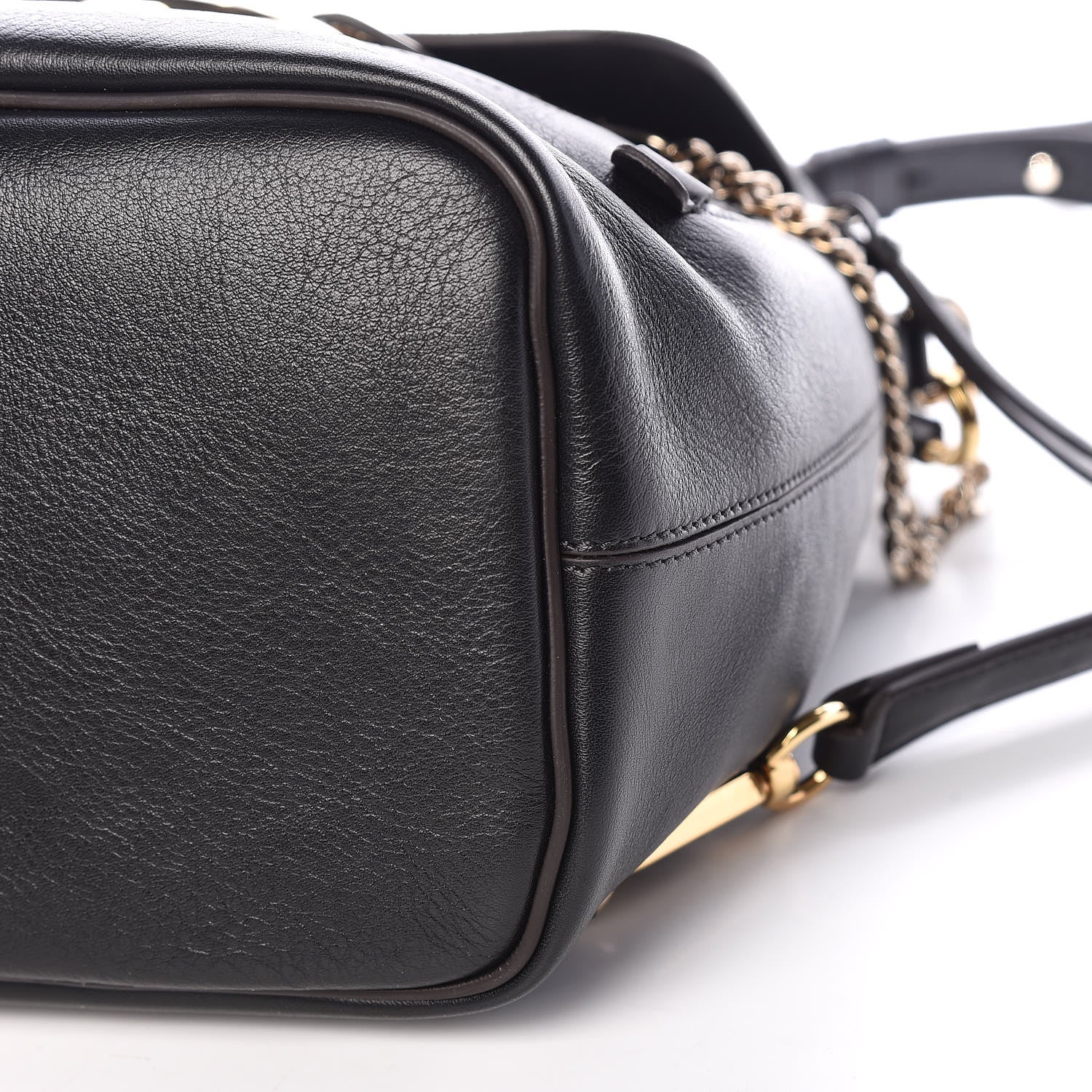 Chloe Suede Calfskin Small Faye Backpack Black 12 of 12