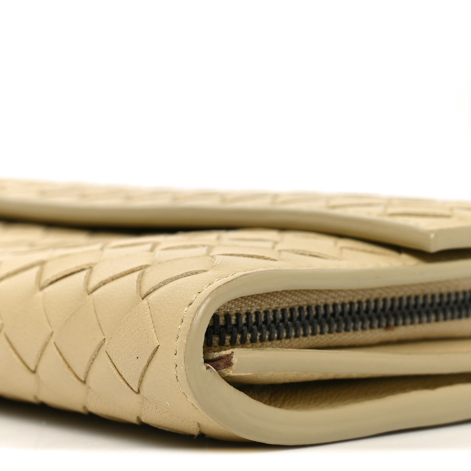 Bottega Veneta Nappa Intrecciato Continental Flap Wallet New Sand 10 of 11