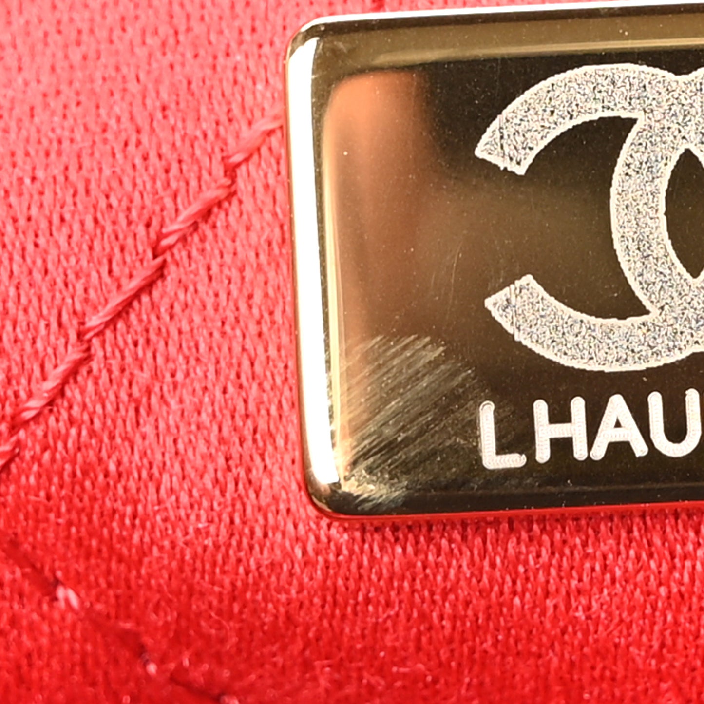 Shiny Calfskin Quilted Small Chanel 22 Red