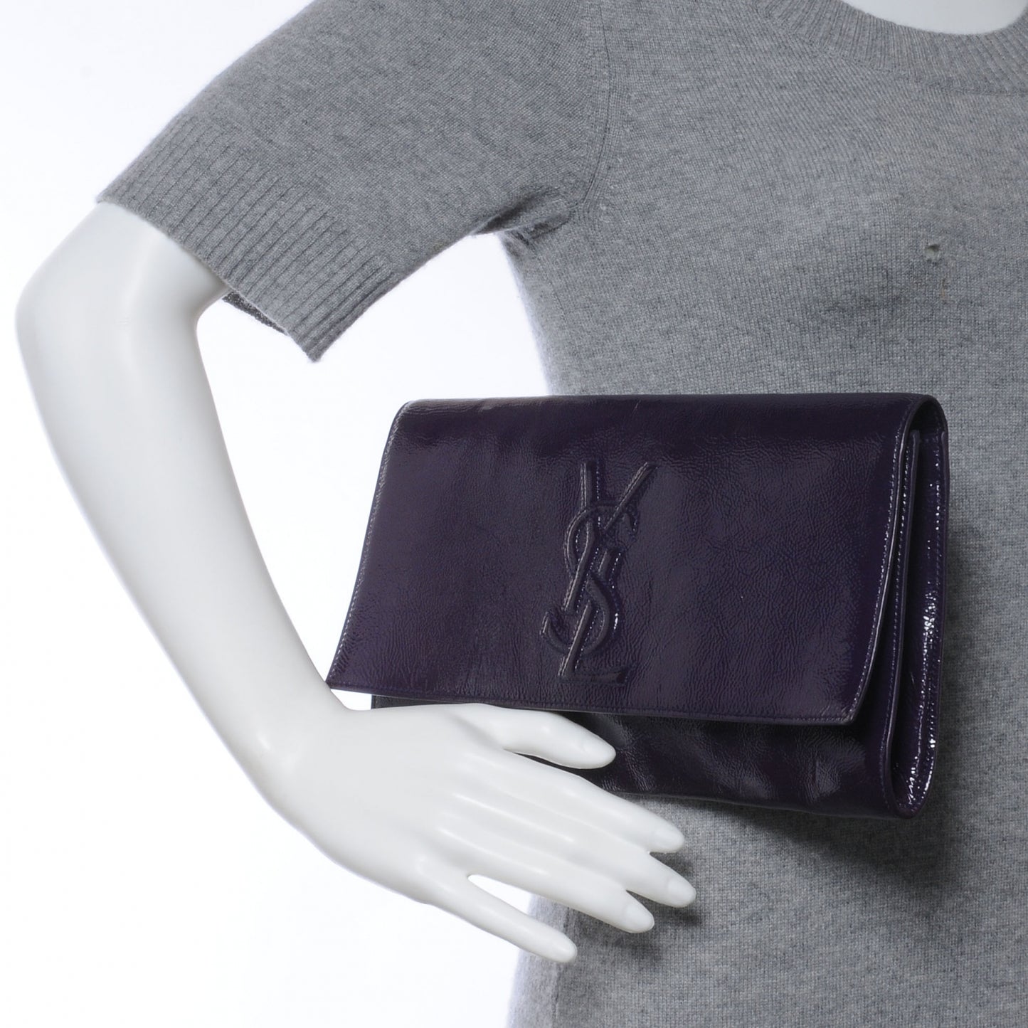 Patent Belle de Jour Clutch Violet