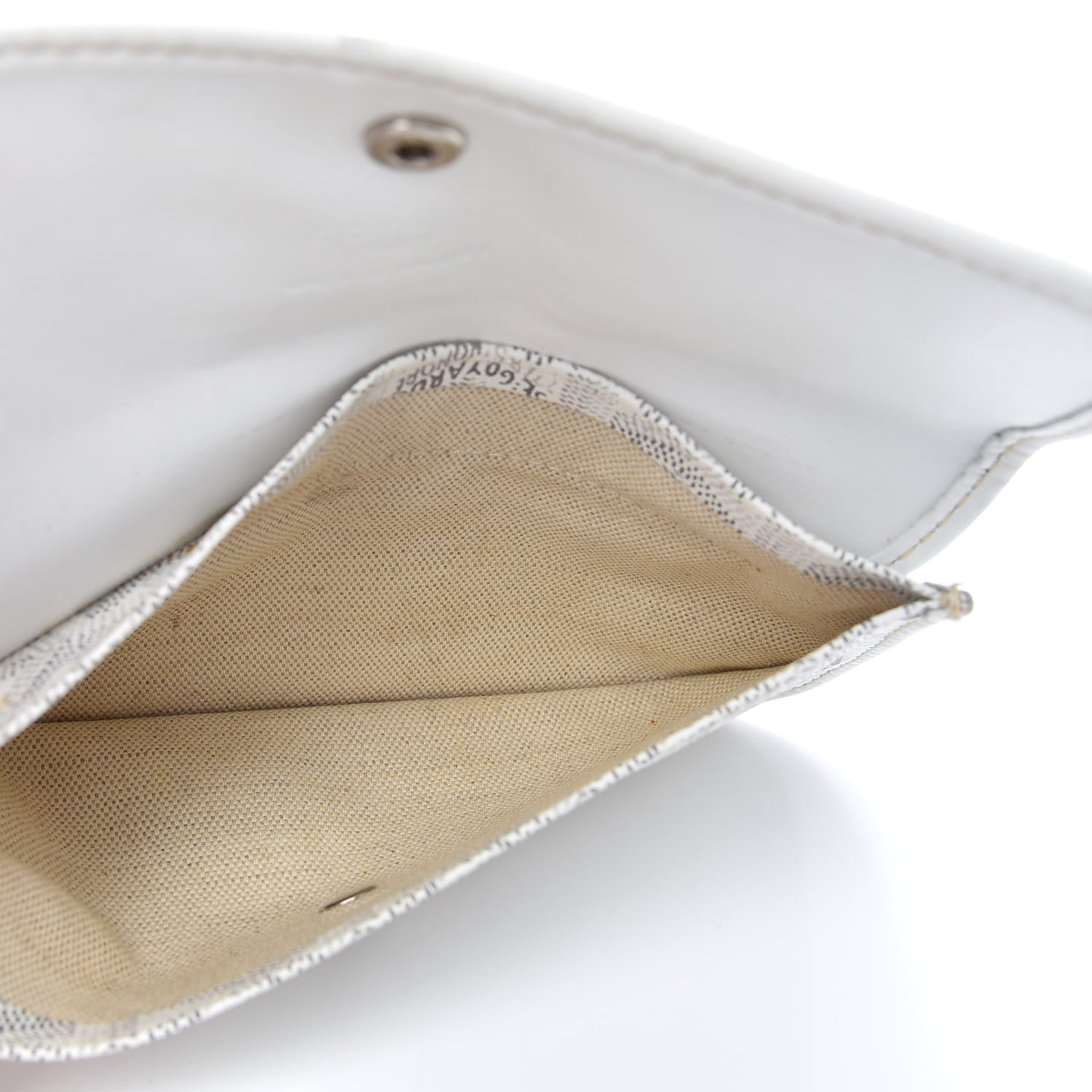 Goyard Goyardine Pouch White 5 of 6