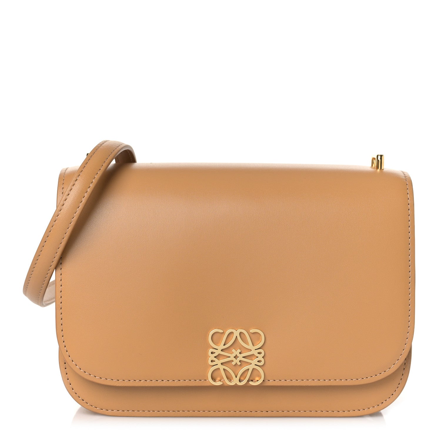 Loewe Silk Calfskin Small Goya Bag Warm Desert 1 of 7