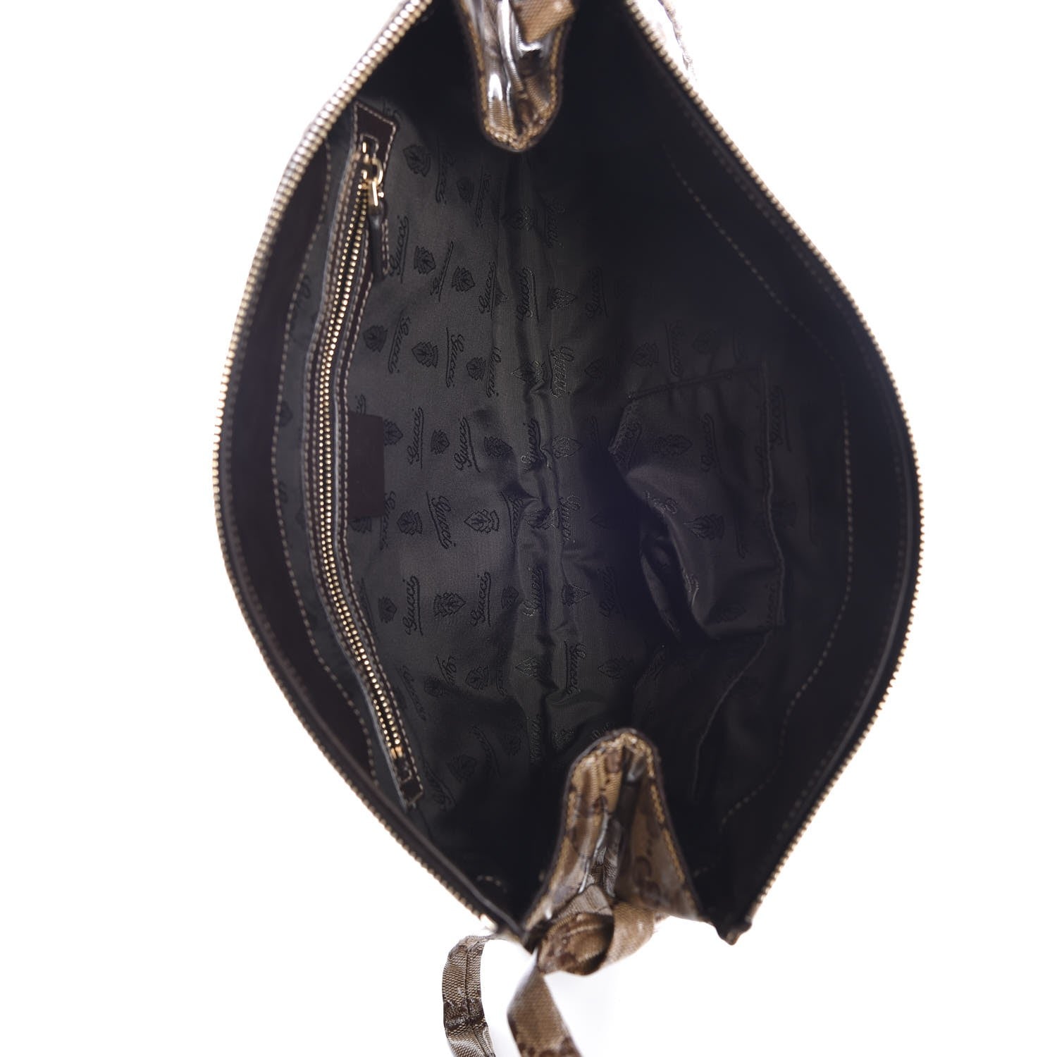 Gucci Crystal Monogram Large Hysteria Clutch Brown 6 of 8