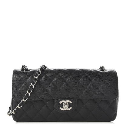 Chanel Caviar Quilted East West Flap Black 1 of 10
