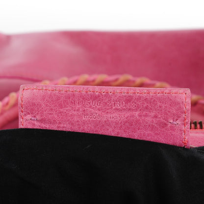 Balenciaga Agneau Classic Hardware Weekender Bubblegum 8 of 10