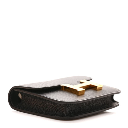 Hermes Epsom Constance Slim Wallet Black 4 of 7