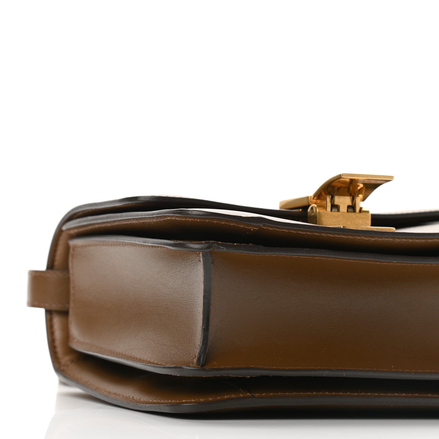 Smooth Calfskin Small Classic Box Flap Bag Camel