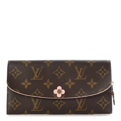 Louis Vuitton Monogram Bloom Flower Emilie Wallet 1 of 10