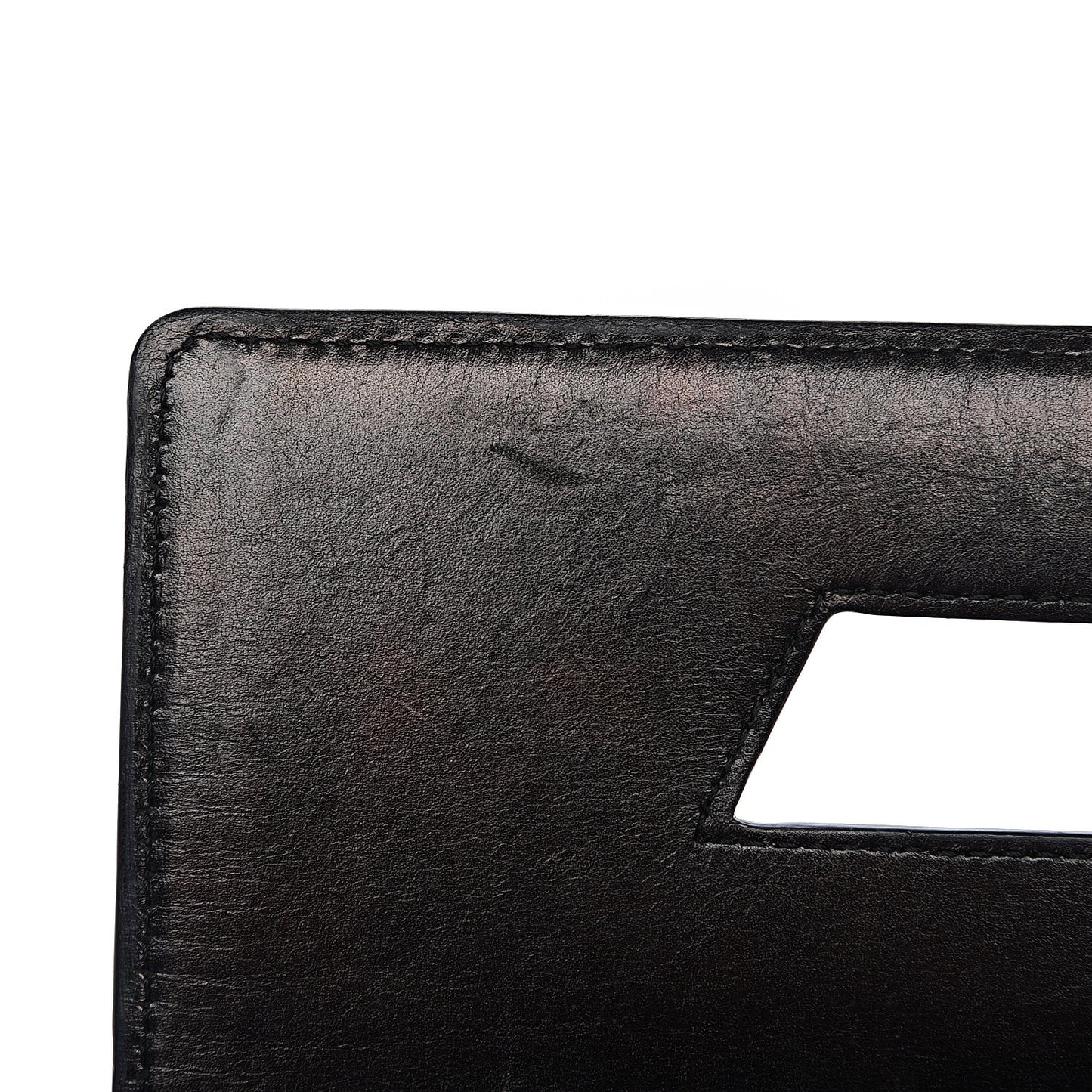 Calfskin Small Barcelona Shoulder Bag Black