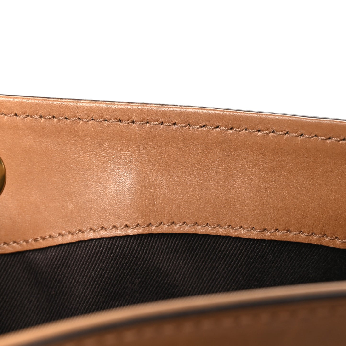 Monogram Woven Handle Tote Tan