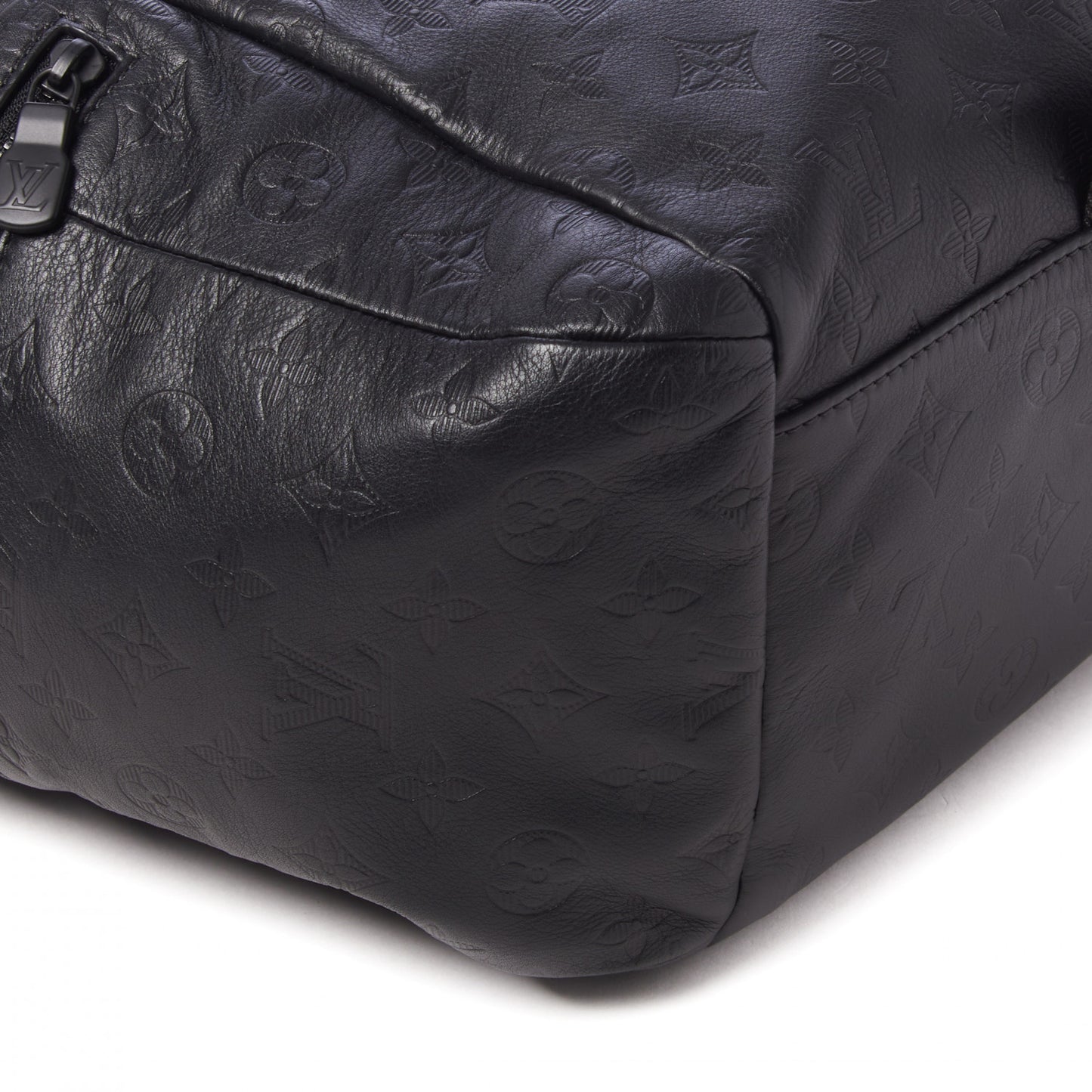 Calfskin Monogram Shadow Discovery Backpack Black