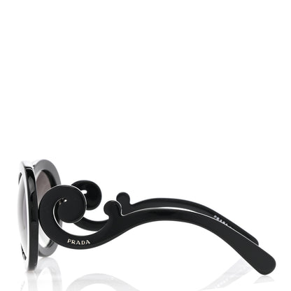 Prada Baroque Sunglasses SPR 27N Black 3 of 8