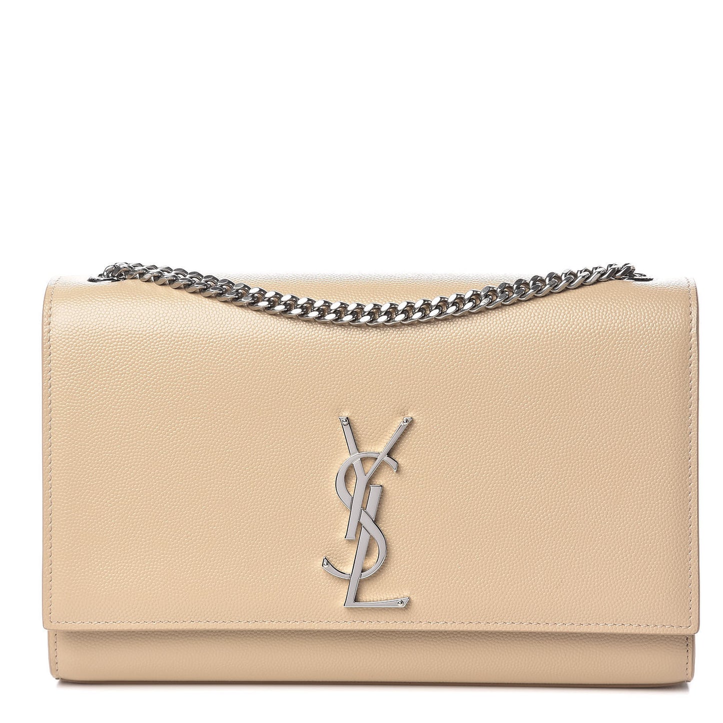 Grain De Poudre Medium Monogram Kate Satchel Nude Powder