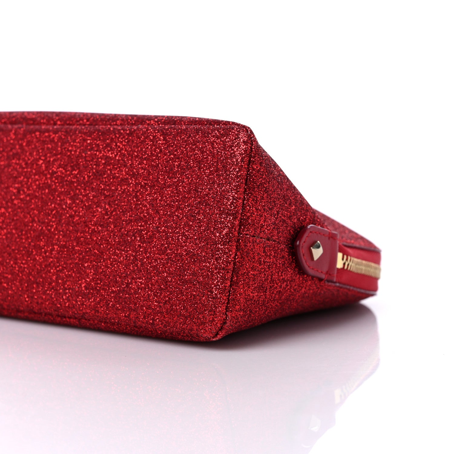 Jimmy Choo Glitter Clutch Red 8 of 8