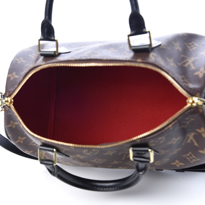 Louis Vuitton Monogram My World Tour Speedy Bandouliere 30 Black 4 of 7