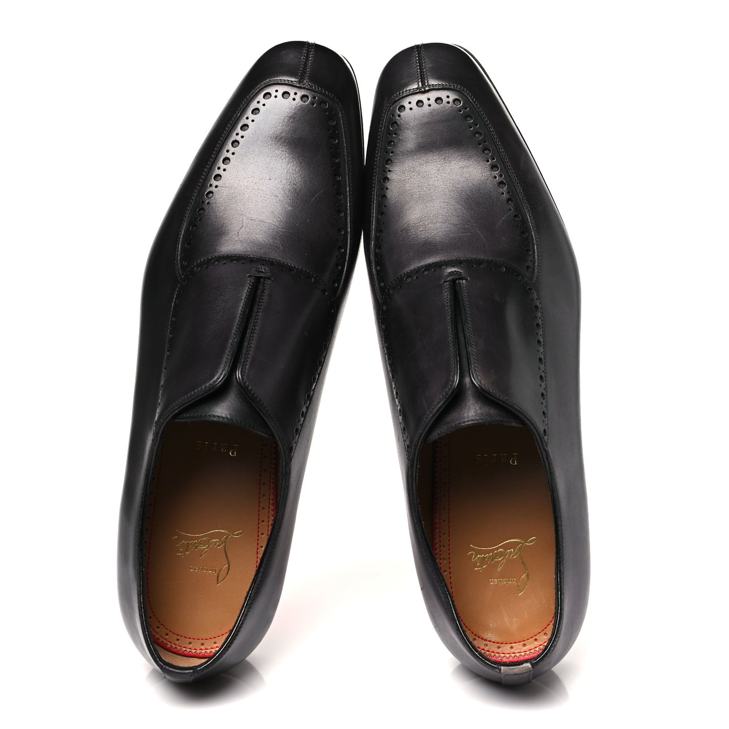 Calfskin Mens Lafitte On Flat Loafers 42 Black