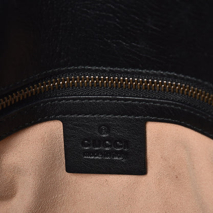 Gucci Calfskin Matelasse Small GG Marmont Shoulder Bag Black 6 of 9
