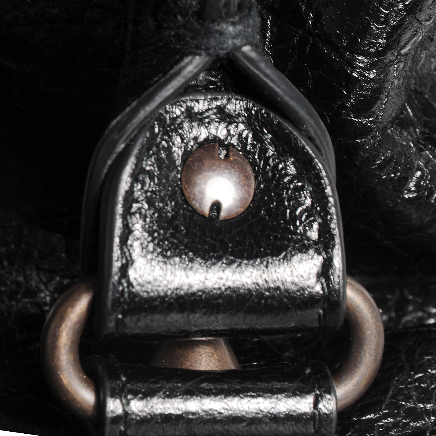 Balenciaga Agneau Classic Hardware Town Black 5 of 13