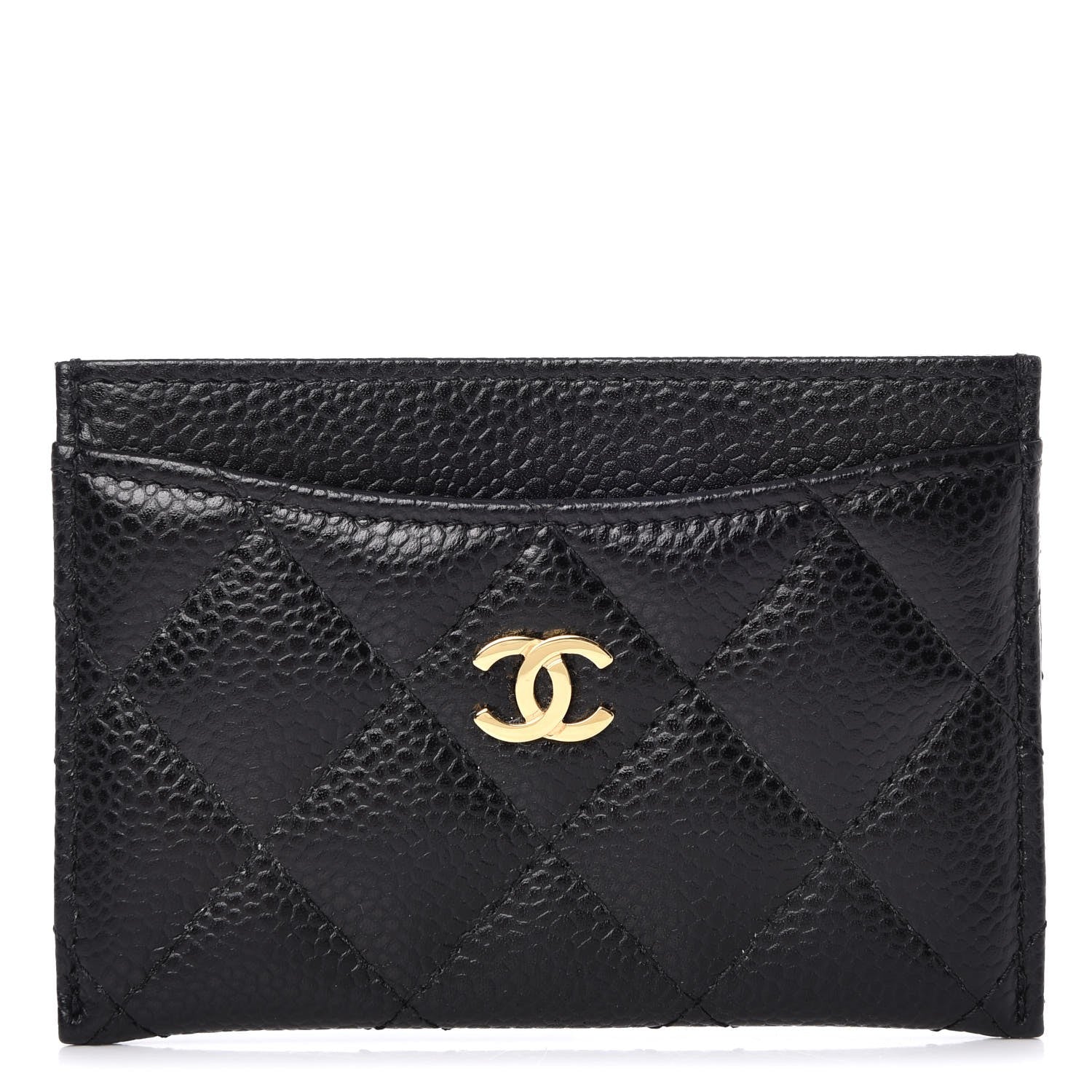 Chanel Caviar Quilted Card Holder Black 1 of 9
