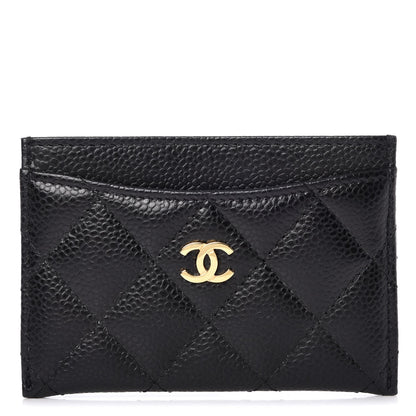Chanel Caviar Quilted Card Holder Black 1 of 9