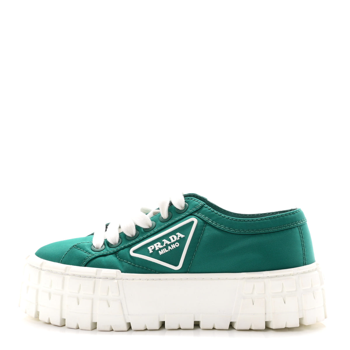 Prada Re-Nylon Gabardine Triangle Logo Double Wheel 50mm Sneakers 35.5 Assenzio 1 of 9