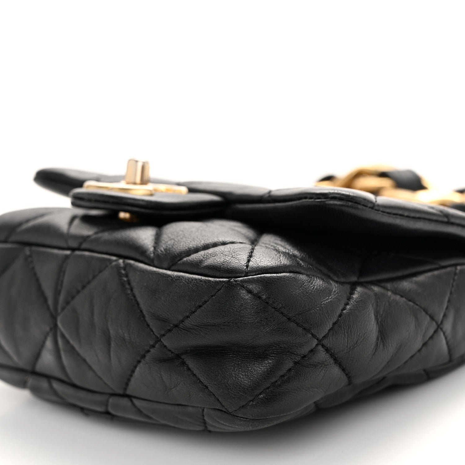 Chanel Lambskin Quilted Mini CC Funky Town Flap Black 10 of 10