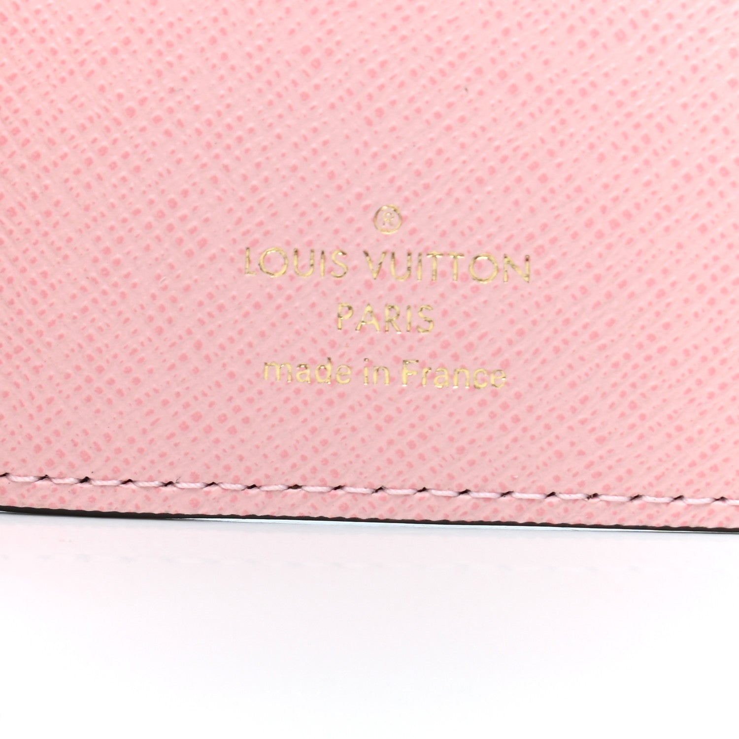 Louis Vuitton Damier Ebene Victorine Wallet Rose Ballerine 6 of 7