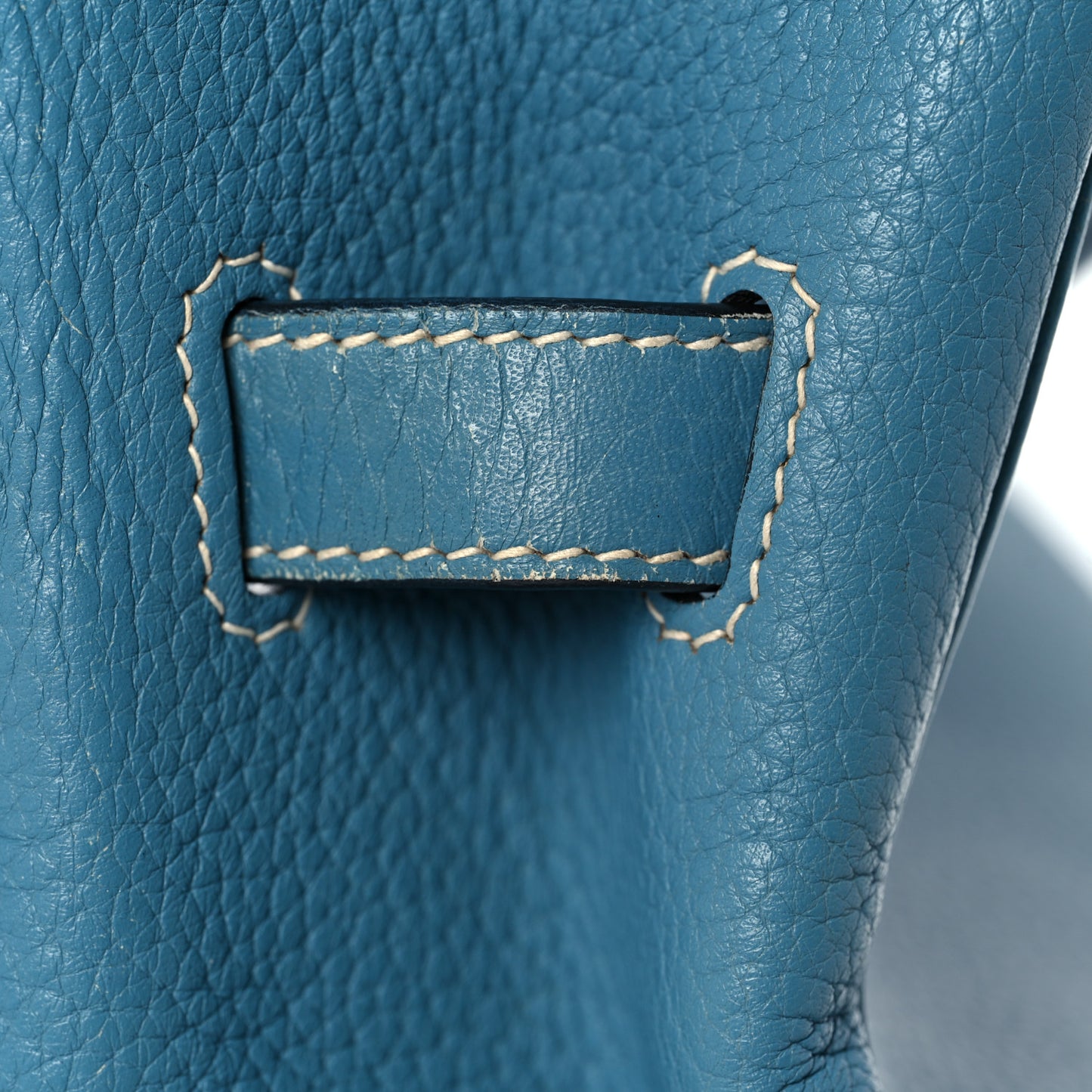 Taurillon Clemence Birkin 35 Blue Jean