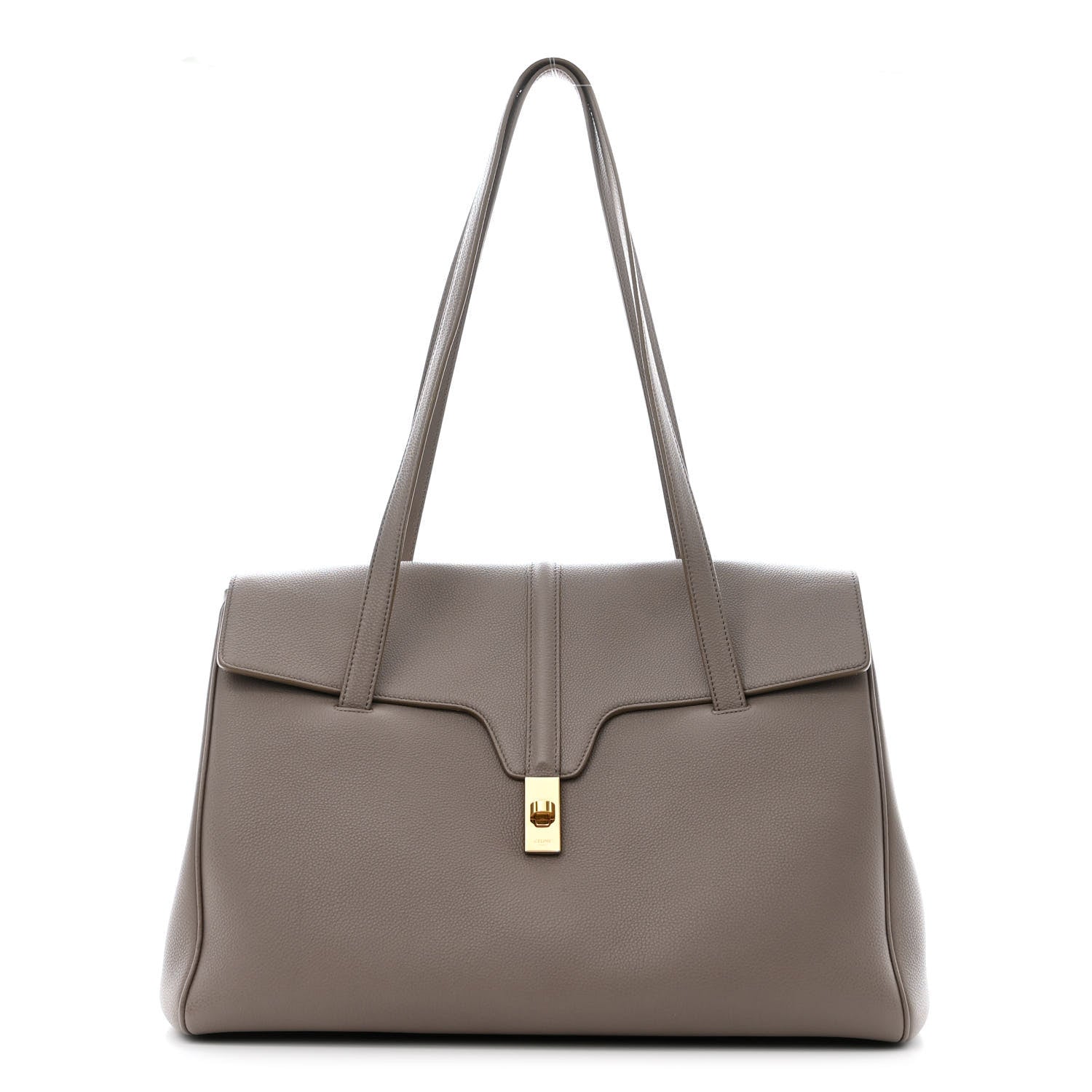 Celine Supple Grained Calfskin Large Soft 16 Bag Pebble 1 of 12