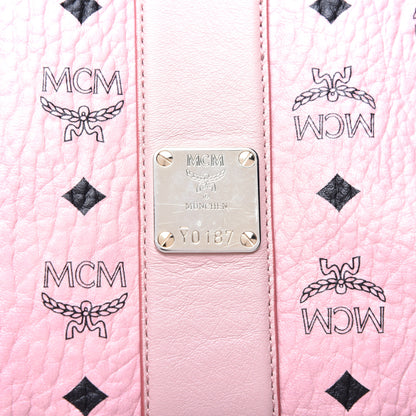 MCM Visetos Medium Liz Reversible Shopper Tote Soft Pink 9 of 16