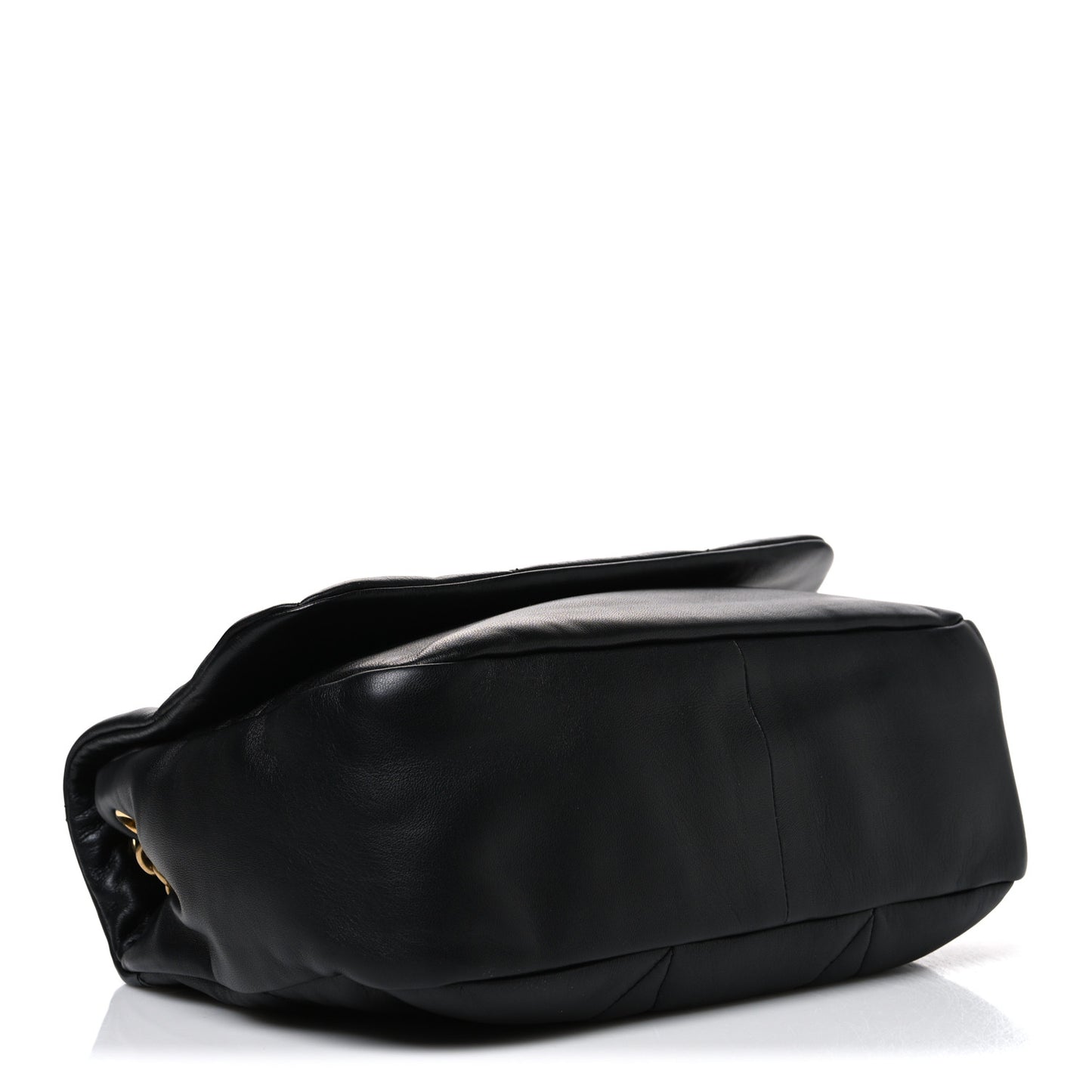 Lambskin Matelasse Monogram Medium Jamie 4.3 Black