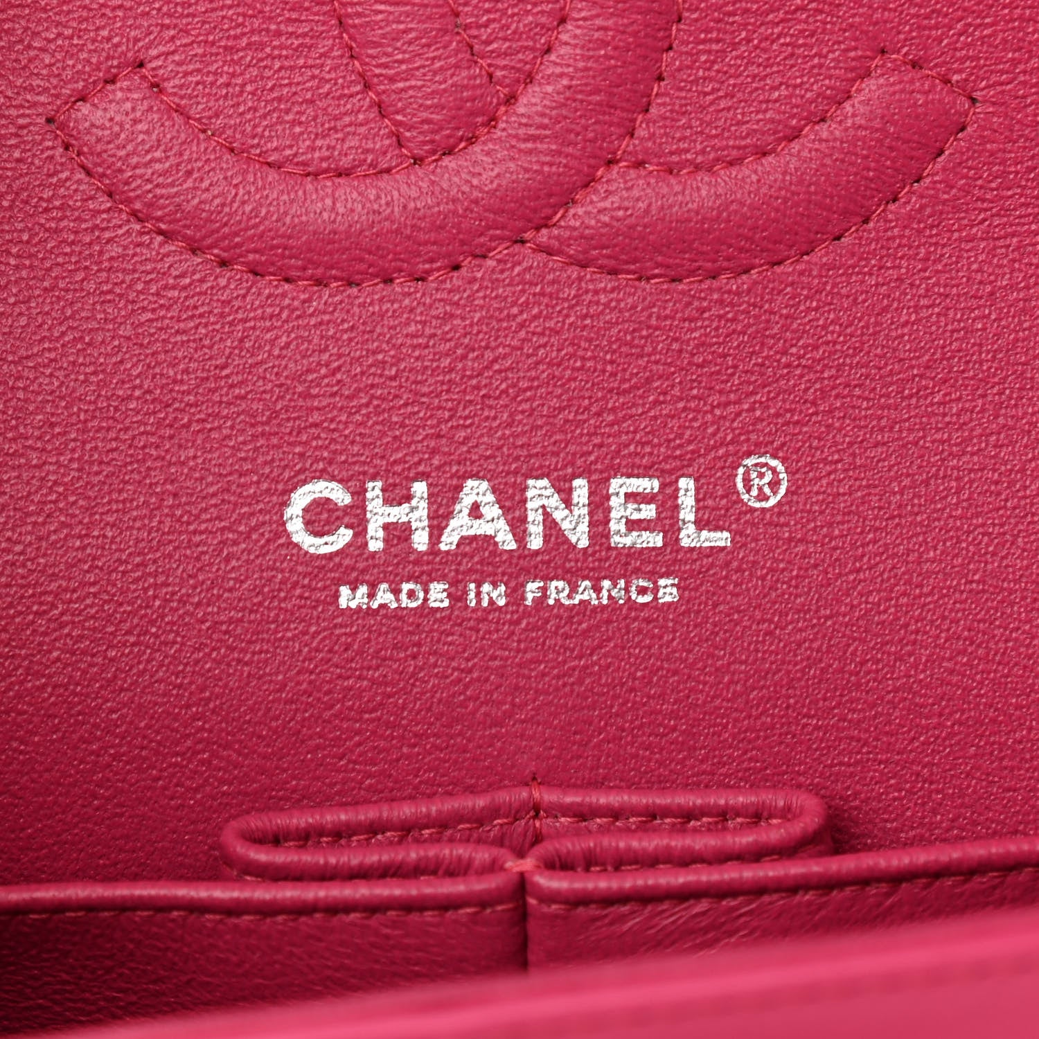 Chanel Patent Quilted Medium Double Flap Fuchsia 6 of 10