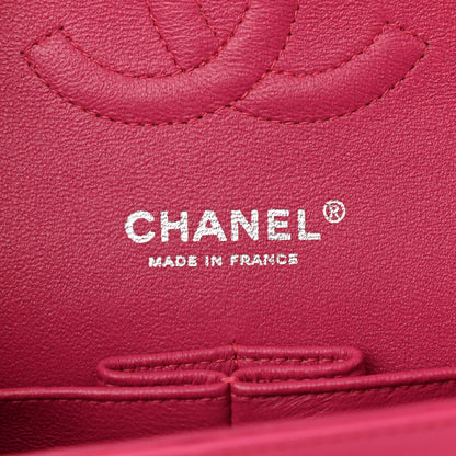 Chanel Patent Quilted Medium Double Flap Fuchsia 6 of 10
