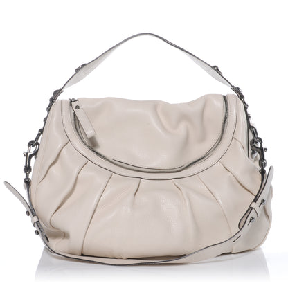 Gucci Leather Icon Bit Medium Shoulder Bag Ivory 1 of 7