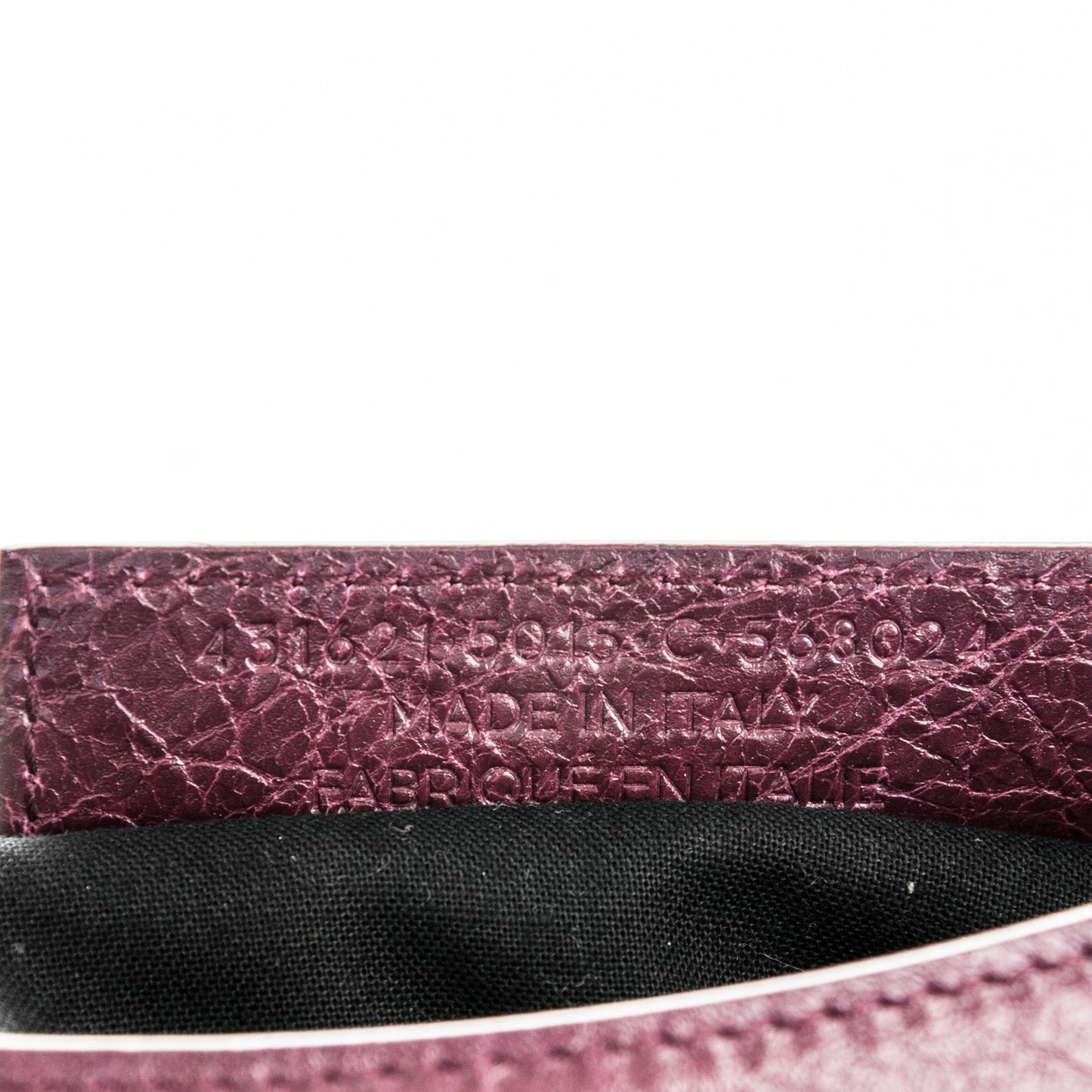 Agneau Classic Silver Hardware S City Violet Prune