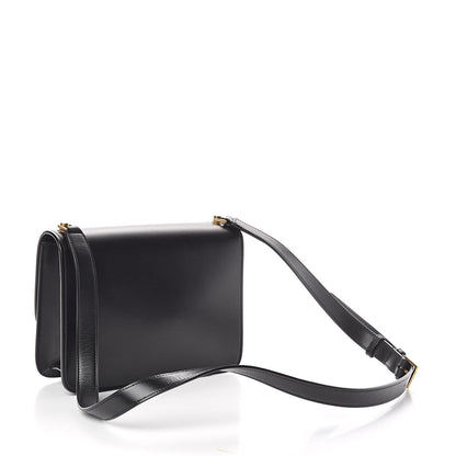 Saint Laurent Smooth Calfskin Carre Satchel Black 3 of 10