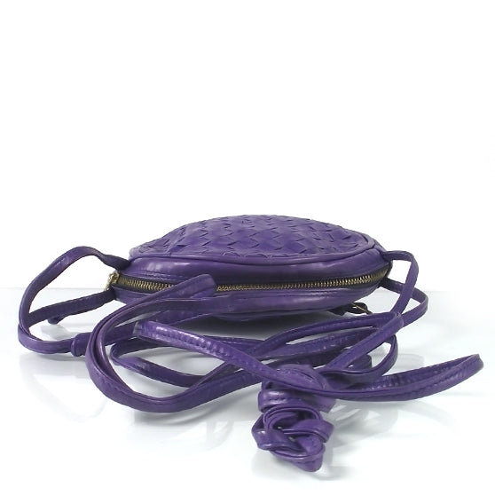 Vintage Woven Shoulder Bag Purple