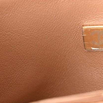 Chanel Lambskin Quilted Small Double Flap Brown 7 of 11