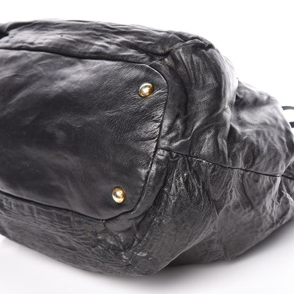 Prada Nappa Antique Tote Black 9 of 9