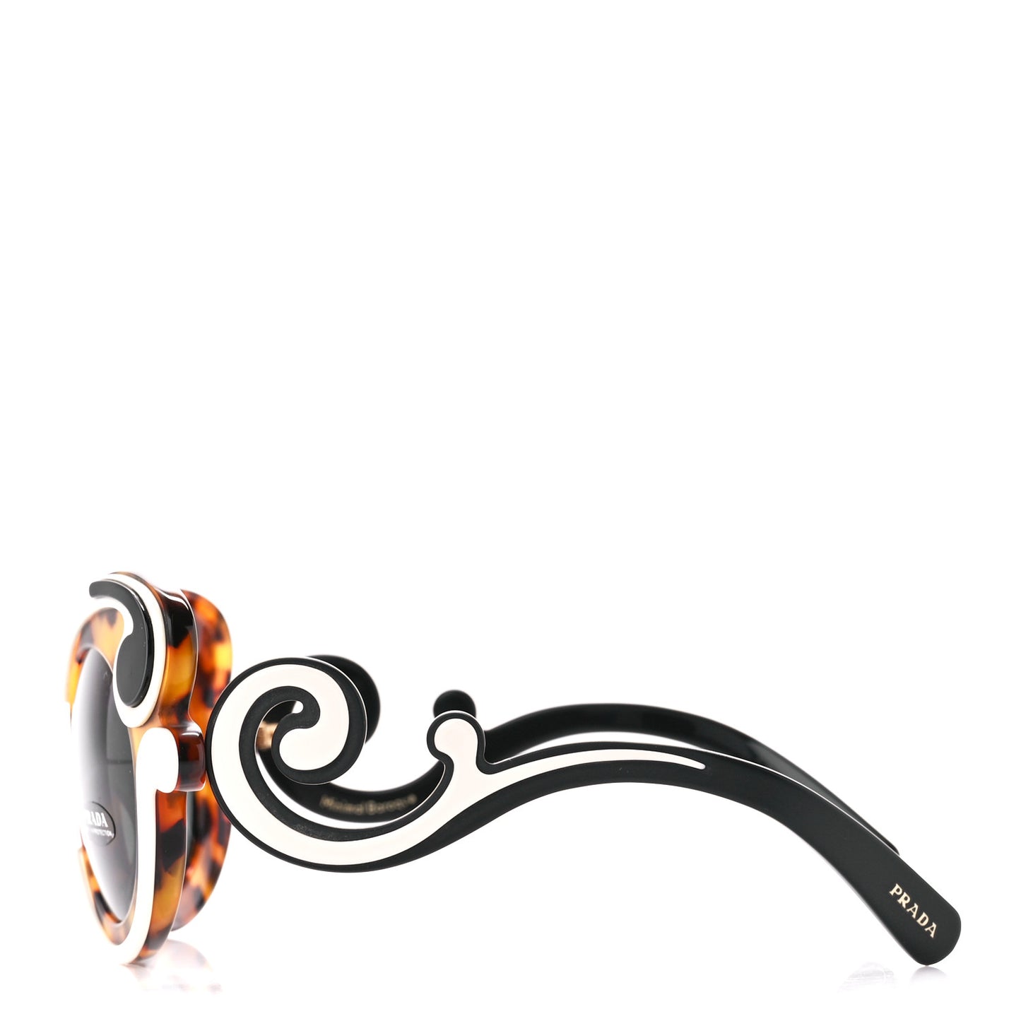 Minimal Baroque Sunglasses SPR 23N Tortoise Black