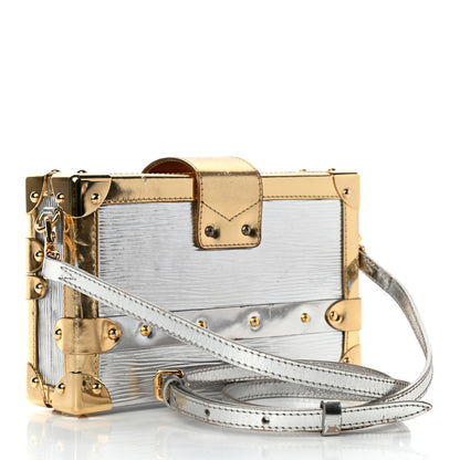 Louis Vuitton Metallic Epi Petite Malle Silver 2 of 4