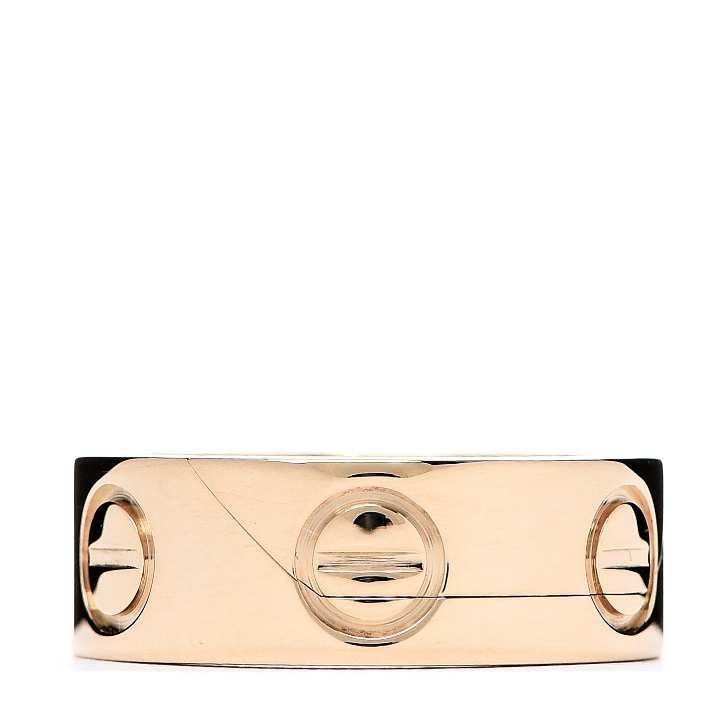 18K Yellow Gold 7mm Astro LOVE Ring 50 5.25