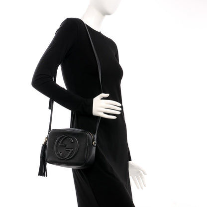 Gucci Pebbled Calfskin Small Soho Disco Bag Black 2 of 7