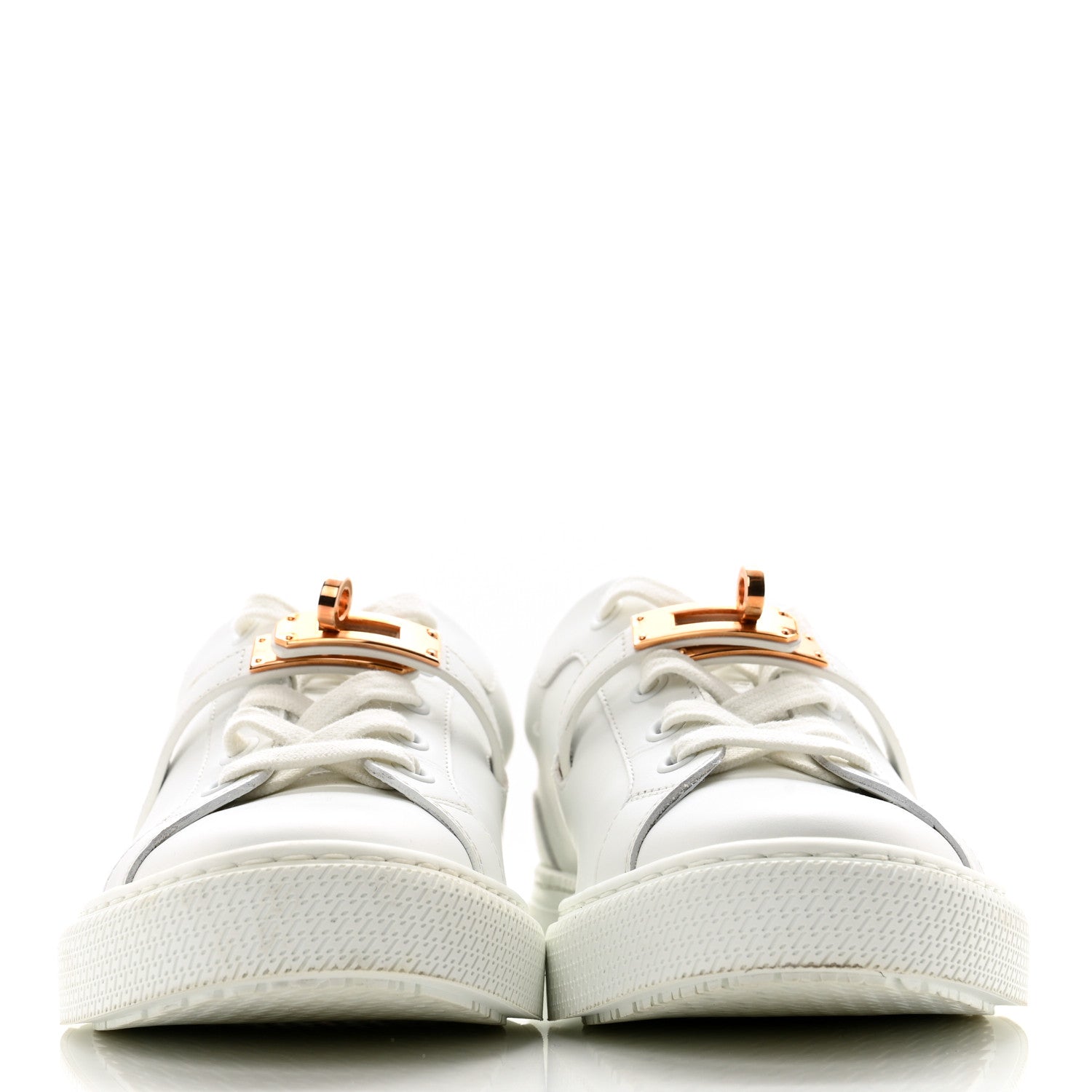 Hermes Calfskin Day Sneakers 36 White 2 of 11