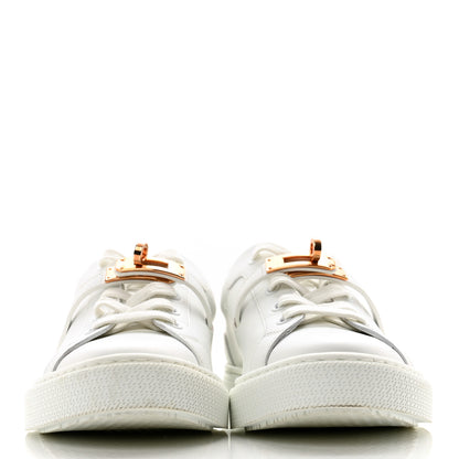 Hermes Calfskin Day Sneakers 36 White 2 of 11