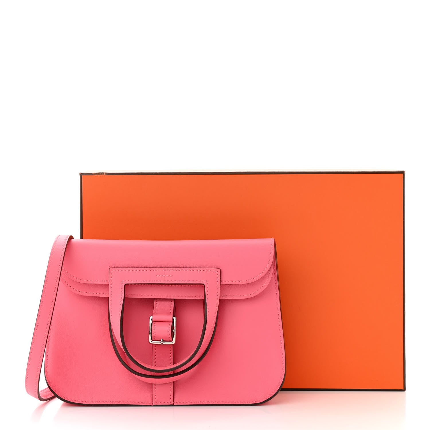 Hermes Swift Mini Halzan 22 Rose Azalee 11 of 11